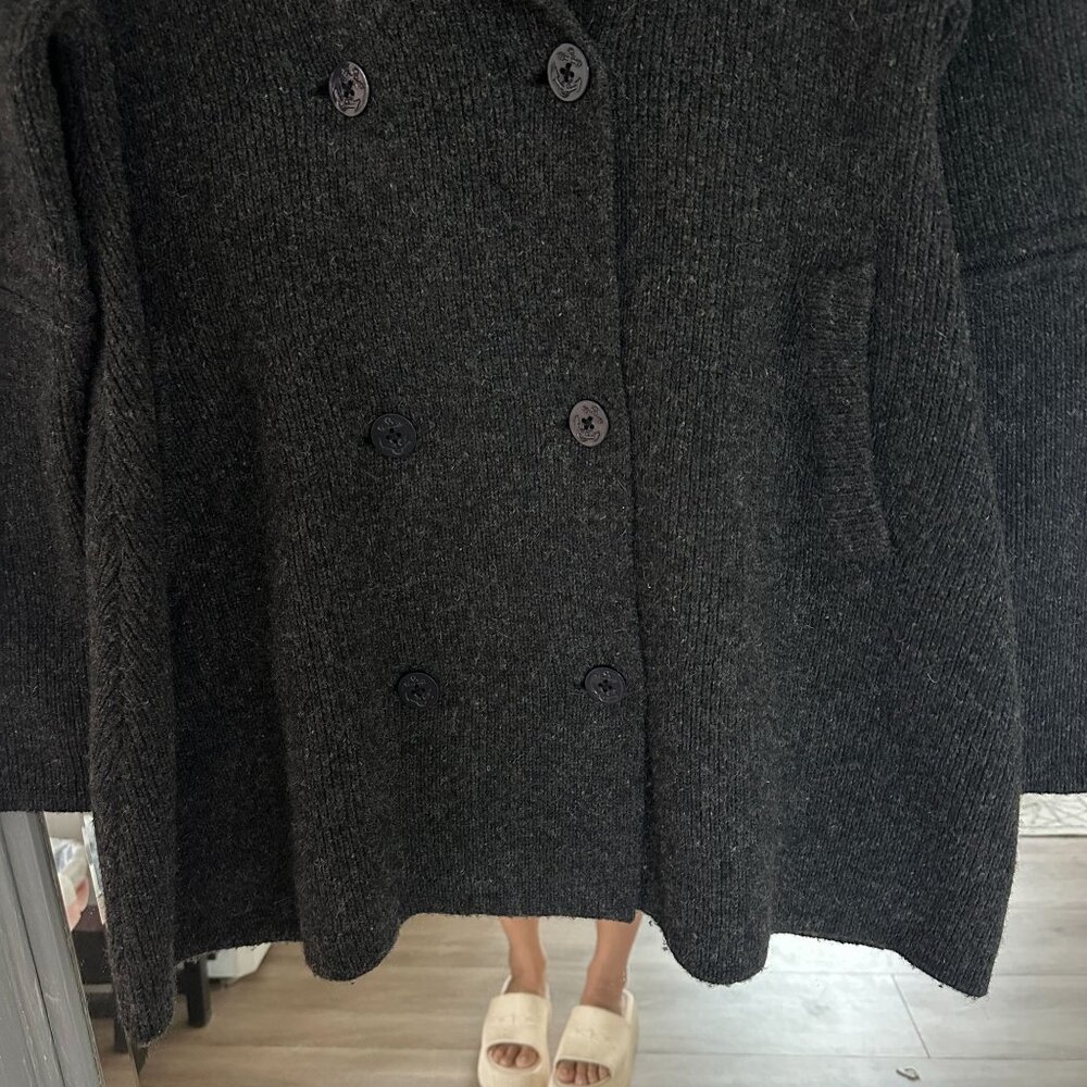 Opening Ceremony Archive Marled Knit Double-Breasted Sweater‎ Cardigan Coat M - Picture 3 of 8
